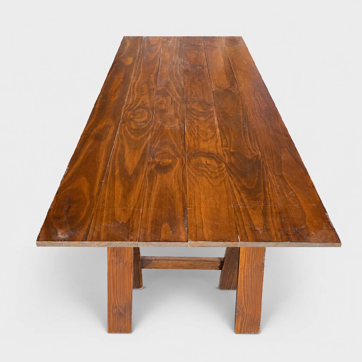 2.1m Timber Trestle Table