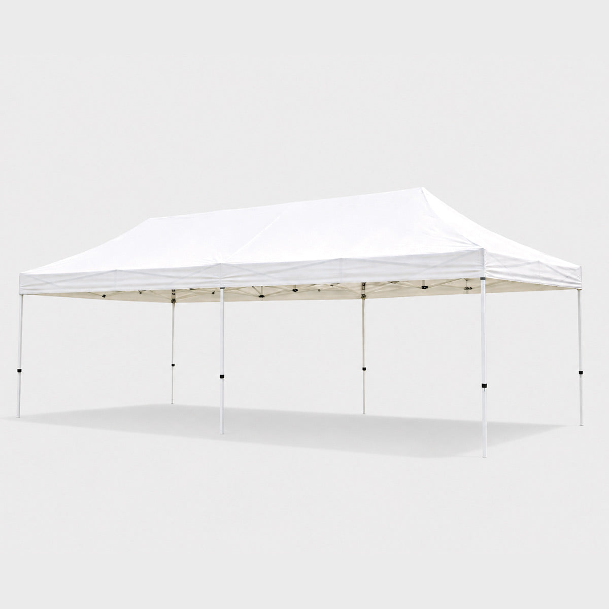 3x6m marquee hire Melbourne white canopy on grey background