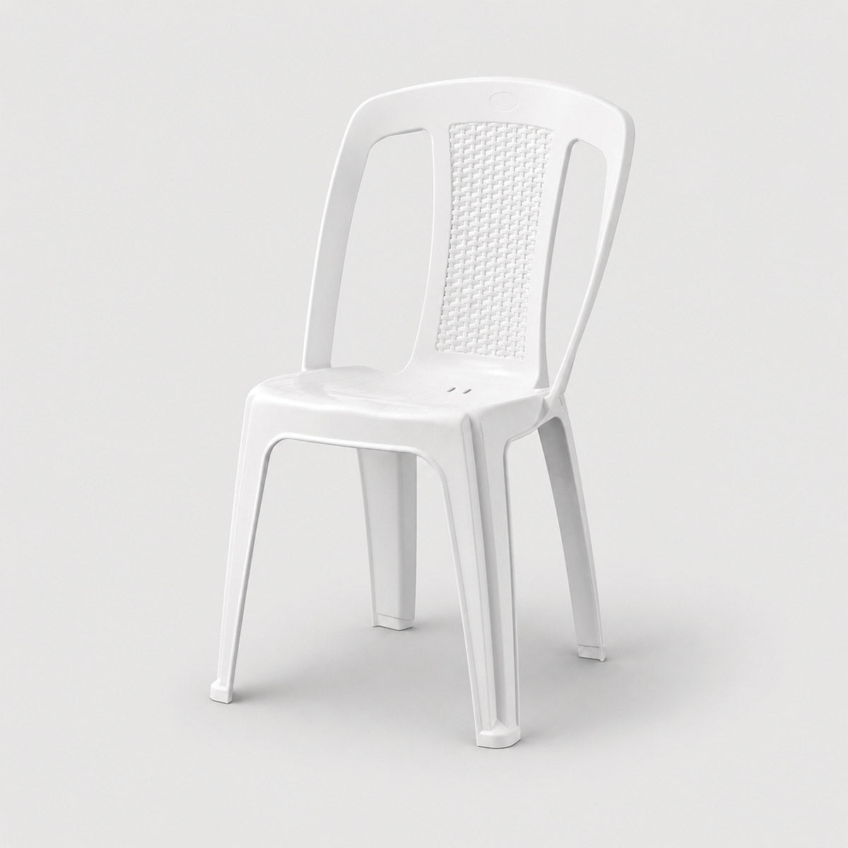 white stackable chair rentals melbourne
