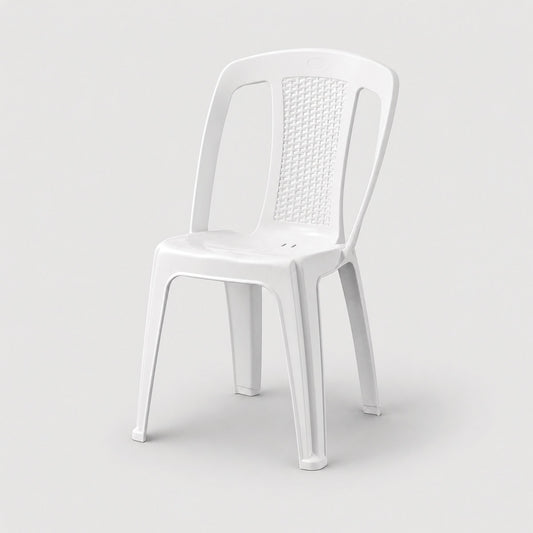 white stackable chair rentals melbourne